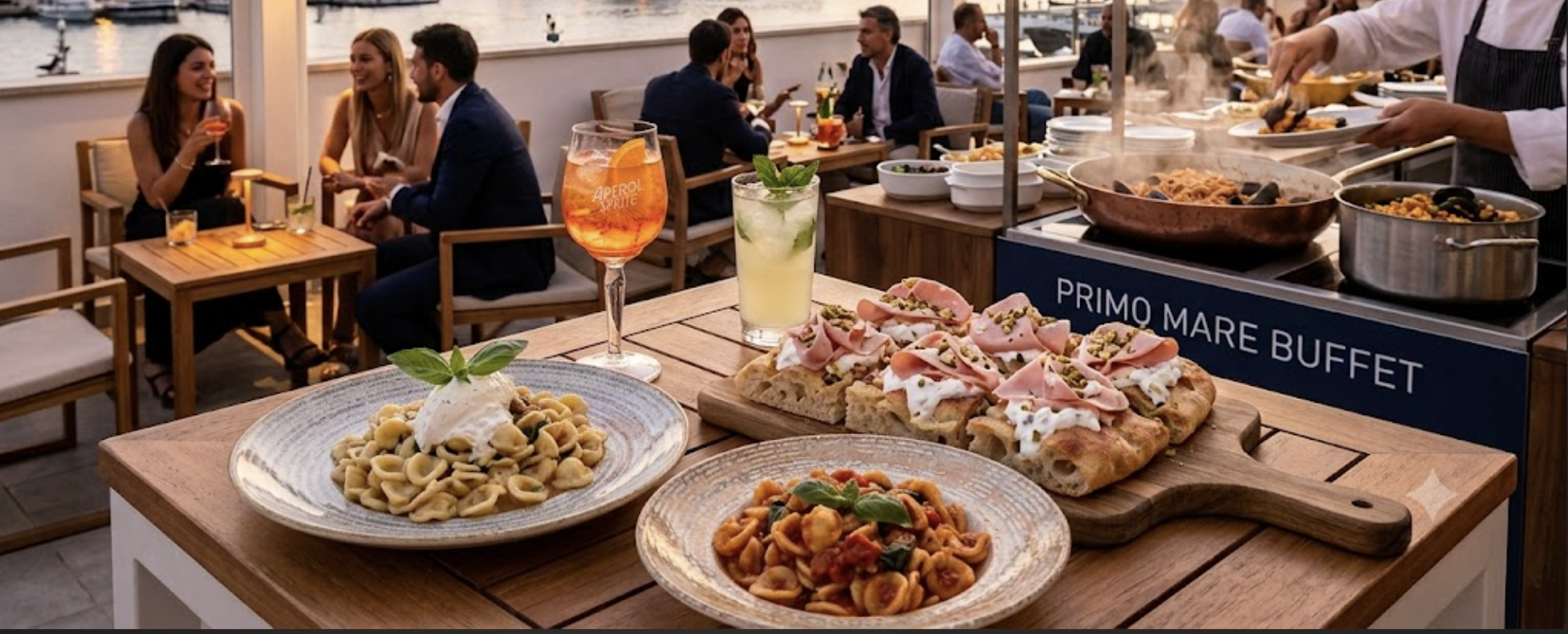 Buffet Primo Mare sul Molo Sant'Eligio