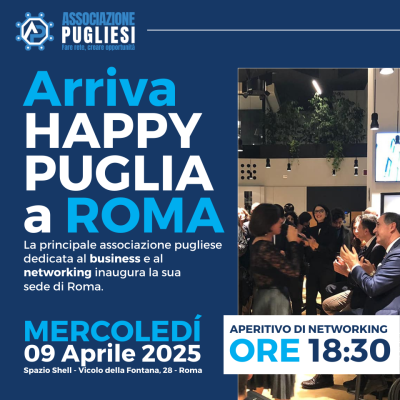 Happy Puglia Roma Aprile 2025
